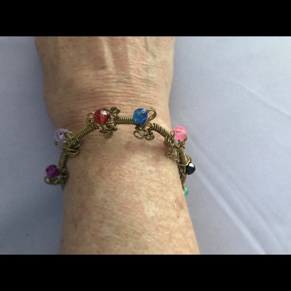 Handmade Jewelry - Handmade❣️Wire Beaded Bracelet